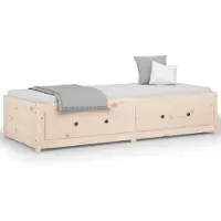 vidaXL Lit de jour 90x190 cm pin massif