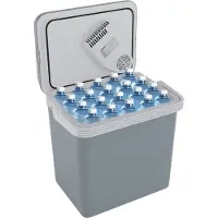 Auronic Glacière portative Electric - Froid ou Chaud - 25L - 12V et 240V - Gris