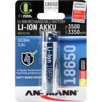 Ansmann 1307-0001 Li-Ion 18650 3500mAh 3,6V Akku 12,6Wh 1307-0001