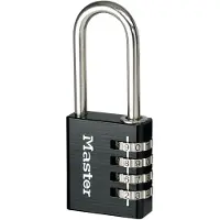Master Lock Cadenas à combinaison Aluminium Noir 40 mm 7640EURDBLKLH