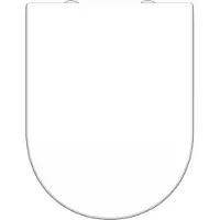 Schutte Siège de toilette Duroplast WHITE forme en D