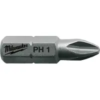 Milwaukee 4932399586 Embout de vissage PH 1 - 25 mm - (25 pièces)