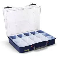 Raaco CarryLite 80 5x10-0/DL Bleu Polycarbonate (PC), Polypropylène (PP)