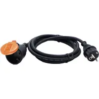 Kippers Rijssen Câble d'extension PRO 5 mtr 1 fois 3x1,5 mm