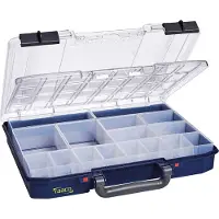 Raaco CarryLite 55 4x8-16/DLU Bleu Polycarbonate (PC), Polypropylène (PP)