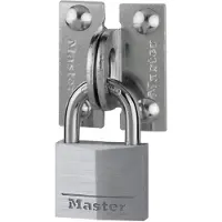 Masterlock P21665 Cadenas Set De Cadenas En Aluminium 40mm Et 2 Cosses De Cadenas