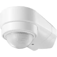 ORNO Détecteur de mouvement 240° 1200W IP65 2 capteurs 3 types de montage blanc