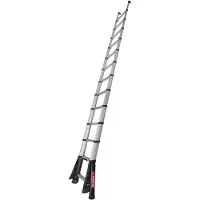 Kippers Rijssen PrimeLine Teleskop-Anlegeleiter mit Stabilisator / Anlegeleiter 4,1 m