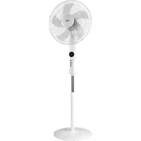Teesa TSA8024 Ventilateur de table avec télécommande, 50W, blanc