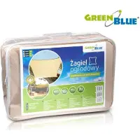 Greenblue Voile D'ombrage Voile Solaire Toile Solaire Greenblue Gb505 Carrée Uv Creme Jardin Piscine 5m