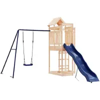 vidaXL Aire de jeux d'extérieur bois de pin massif