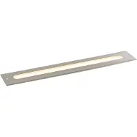 QAZQA Spot encastré au sol moderne en acier 50 cm avec LED IP65 - Eline