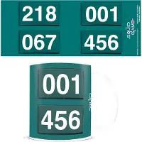 Squid Game - Numéro de tasse en céramique, Tasse, Multicolore