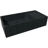 Balmani Dama lave-mains 42 x 21 cm granite aiguisé