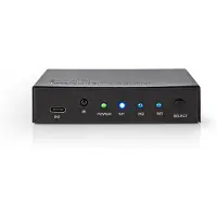 Nedis Commutateur HDMI | 3 port(s) | 1x USB-C / 2x HDMI Entrée | 1x HDMI Sortie | 4K@60Hz | 18,0 Gbps | Métal | Anthracite