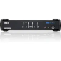 Aten Commutateur KVM USB DVI à 4 ports avec audio - -