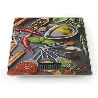 Nedis Balance de cuisine numérique LCD Verre Impression design -