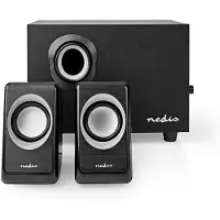 Nedis Cspr10021bk Speakers Argenté