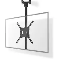 Nedis support TV plafond entièrement mobile - 26 - 42 " - poids maximum d'écran supporté : 20 kg - inclinable - pivotant - distance minimum au plafond : 716 mm - distance maximum au plafond : 1160 mm