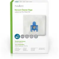 Nedis sacs à poussière | 12 pièces pièces | Synthétique | Le plus vendu pour : Miele | Blanc NE550681230