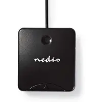 Nedis Lecteur de carte carte à puce smart card logiciel inclus usb 2.0