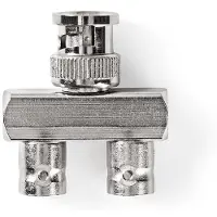 Nedis Cvgp01946me Bnc Adapter 10 Units Argenté