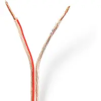Nedis Câble de Haut-Parleur 2x1,50 mm 25,0 m Transparent
