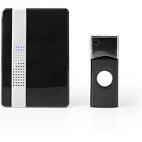 Nedis Sonnette de porte sans fil Alimentation secteur 36 mélodies -