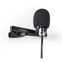 Nedis Microphone à épingle à cravate -