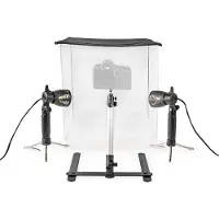 Nedis Skt010wt Photo Studio Kit Argenté