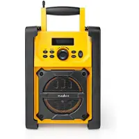 Nedis Radio de chantier FM - Fente USB et carte micro SD
