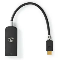 Nedis Ccbw64352at02 Adaptateur Usb-c Vers Displayport F Usb 3.2 Gen 1 8k Plaqué Or 0.2 M 30hz