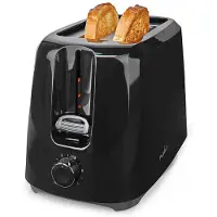 Nedis Grille-pain | 2 emplacements | Niveaux de brunissage : 6 | Noir