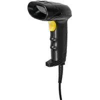 Nedis Cmos Usb 2.0 Barcode Scanner Noir One Size / EU Plug 220V