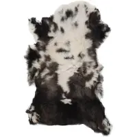 vidaXL Fourrure de mouton couleur mélangée (60-70)x(90-100) cm