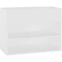 vidaXL Banc à chaussures Blanc 60x30x45 cm Bois d’ingénierie