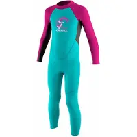 O'Neill Reactor 2 Mm Junior Long Sleeve Back Zip Neoprene Suit Vert 24 Months Enfants