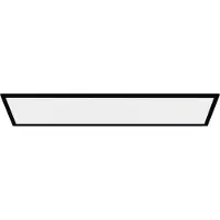 Eglo LED Plafonnier Bottazzo, plafonnier 100x25 cm, panneau ultra-plat en aluminium, dimmable par télécommande, changement de température de couleur