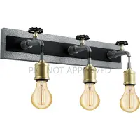 Eglo 49103 - Applique murale GOLDCLIFF 3xE27/60W/230V
