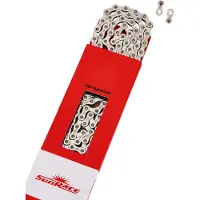 Sunrace For Sram/shimano 12s Road/mtb Chain Argenté 126 Links