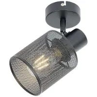LINDBY Plafonnier , Stancho, dimmable, Noir, Salon / séjour, Métal, Moderne