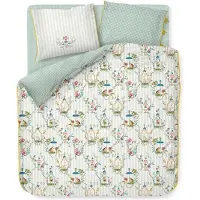 Pip studio Housse de Couette Pip Studio Singerie Blanc Percale-260 x 240 cm | Extra Large