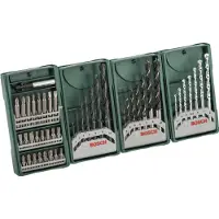 Bosch 2607017071 Multipack 3+1 Kit de forets et embouts Mini-X-Line