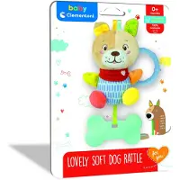 Clementoni Bébé - chien en peluche hochet