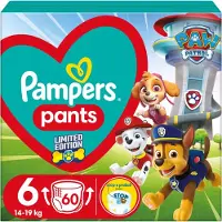 Pampers Pants Paw Patrol Size 6 culottes de protection jetables 13-19 kg 60 pcs
