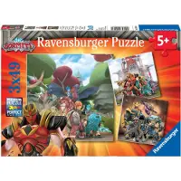 Ravensburger Puzzle 3 Puzzles - Gormiti - 26 à 50 pièces