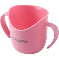 Babyono 1463/04 Ergonomischer Trainingsbecher Fliessend Rosa