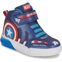 Geox Baskets montantes enfant J GRAYJAY BOY C garcons - Bleu - 35