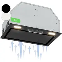 Klarstein Camila Hotte aspirante encastrée 52 cm 397 m³/h LED tactile inox