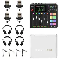 Rode Rodecaster Pro II Pack 4 Personnes